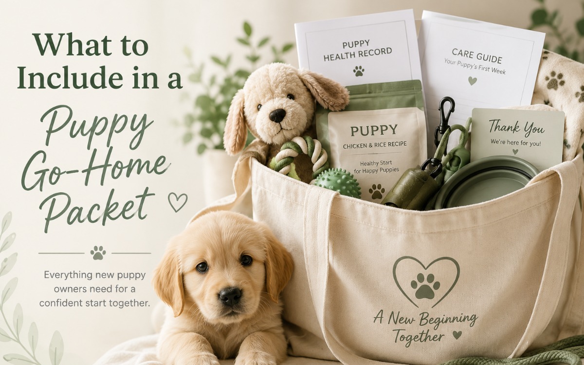 What to Include in a Puppy Go-Home Packet