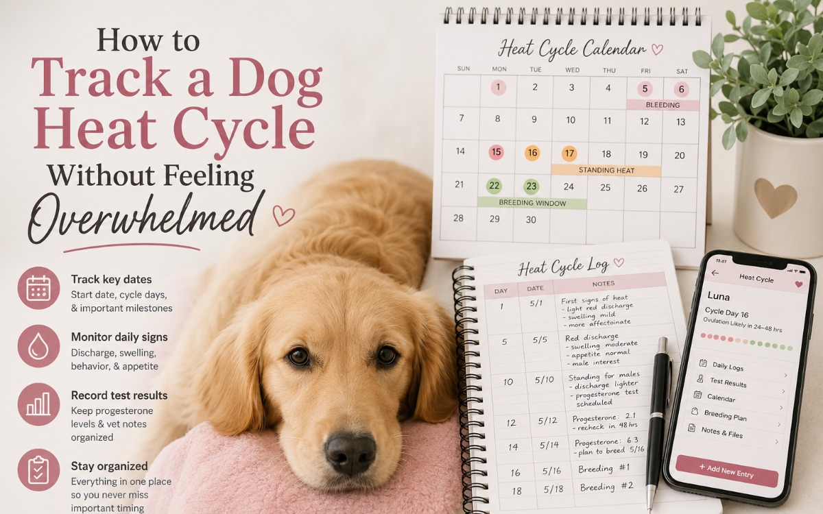 How to Track a Dog Heat Cycle Without Feeling Overwhelmed